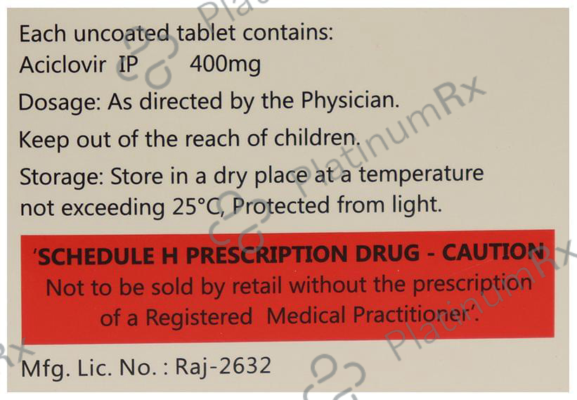Acirax 400 Tablet