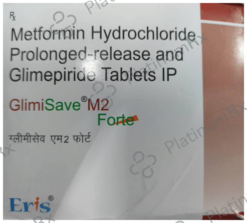 Glimisave M2 Forte 2/1000mg Tablet PR 15s