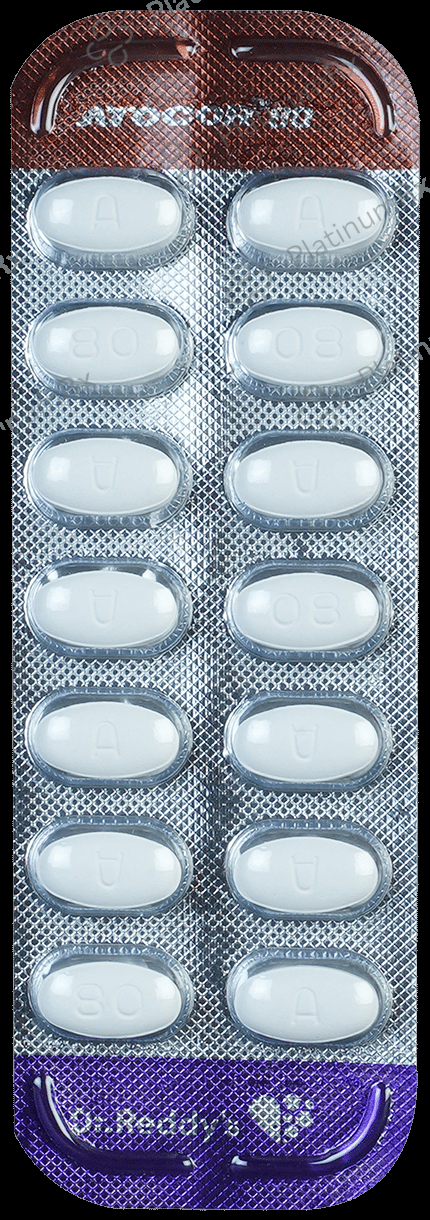 Atocor 80mg Tablet 14s