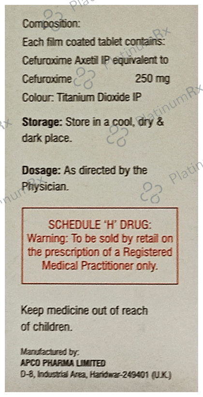 Cefugram 250 Tablet