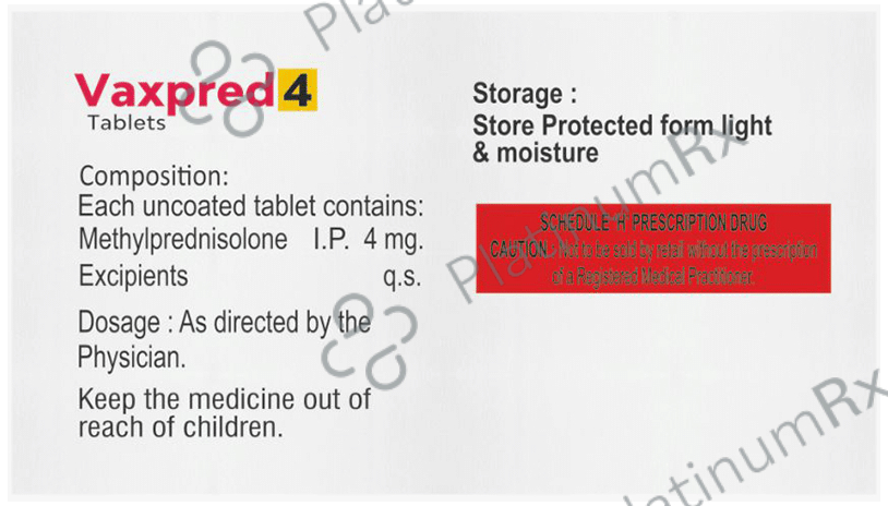 Vaxpred 4mg Tablet