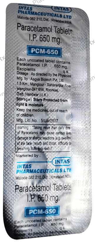 PCM 650mg Tablet
