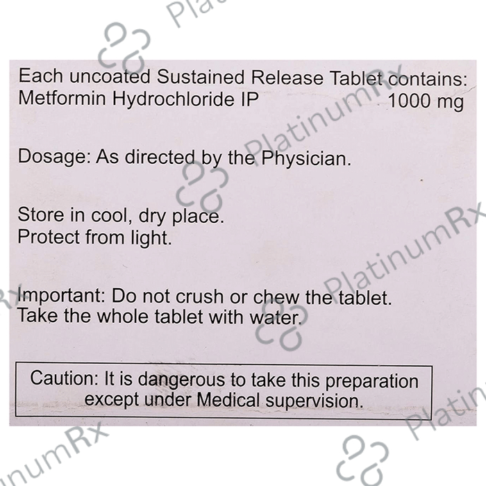 Mefomin 1000 SR Tablet