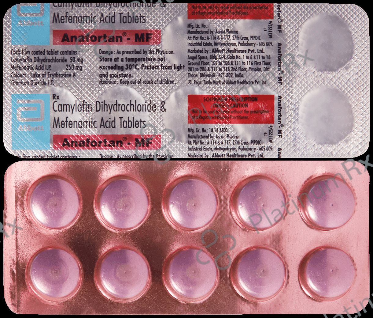 Anafortan MF 50/250mg Tablet 10s