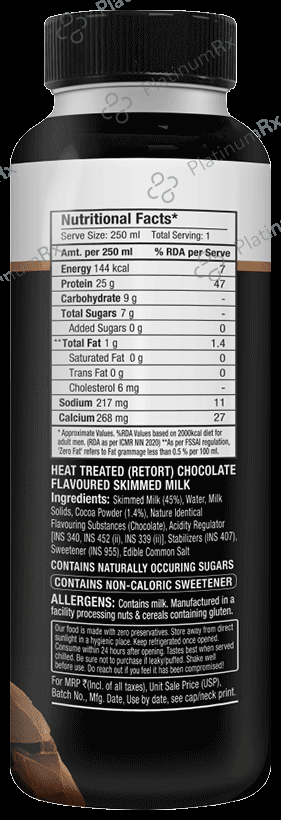 Epigamia Turbo 25 g Protein Milk Shake - Protein Shake - Chocolate