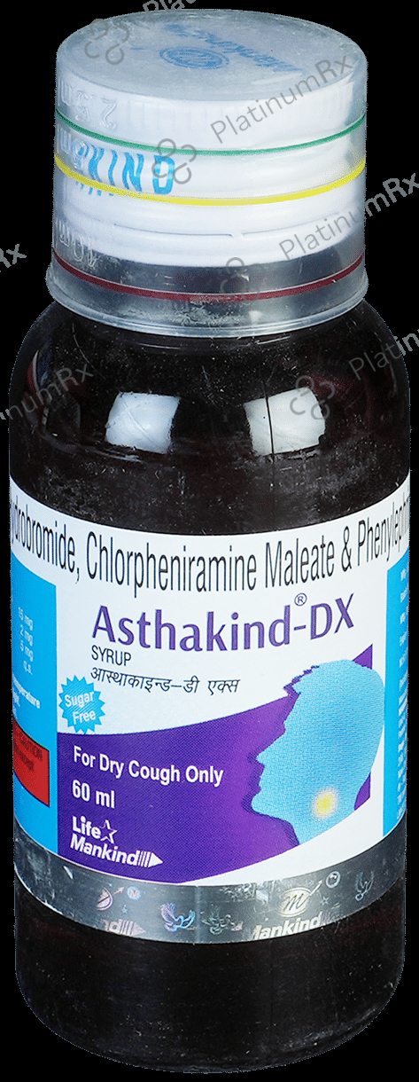 Asthakind-DX Syrup Sugar Free 60 Syrup