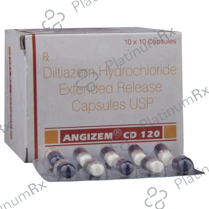 Angizem CD 120mg Capsule 10s