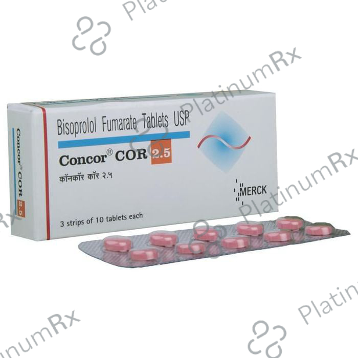 Concor COR 2.5mg Tablet 10s