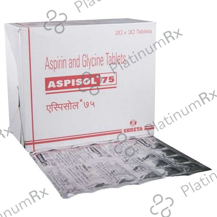 Aspisol 75/37.5mg Tablet 30s