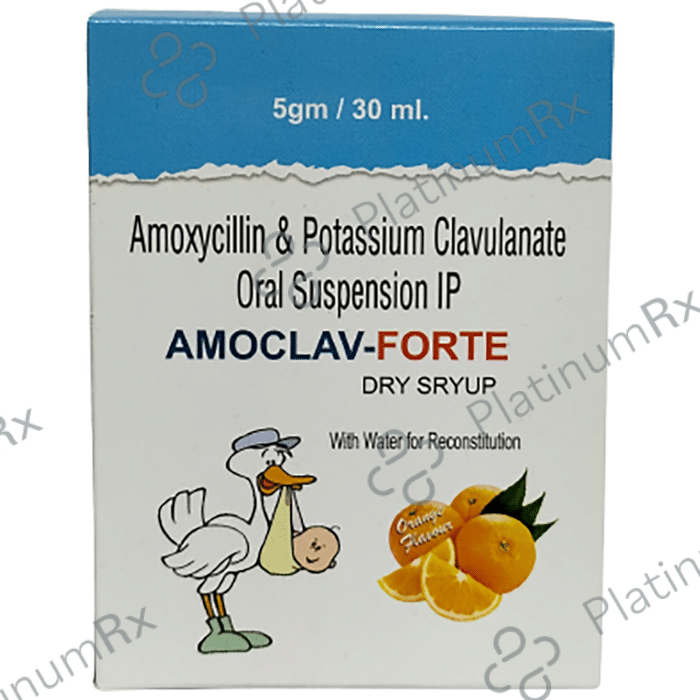 Amoclav-Forte Dry Syrup Orange