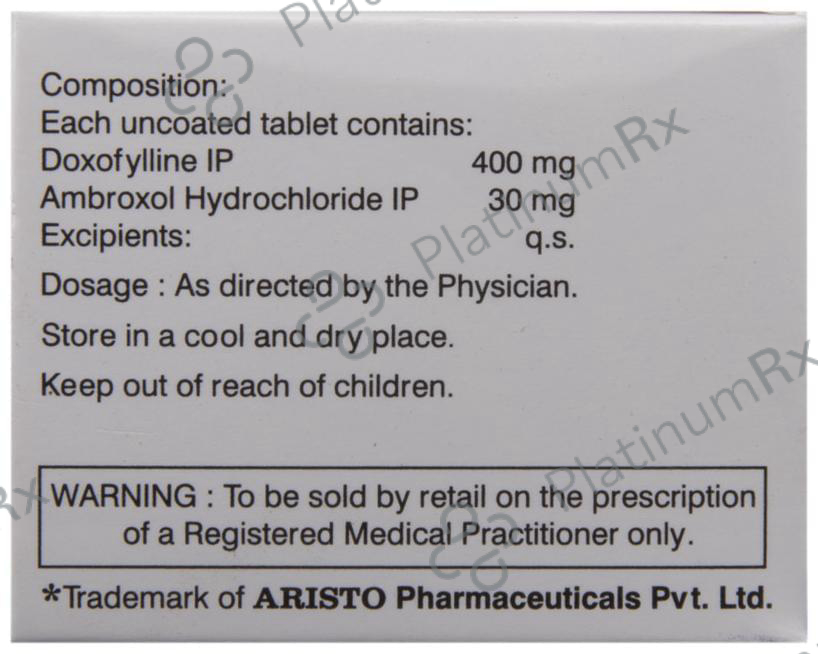 Doxomax XP 30/400mg Tablet 10s