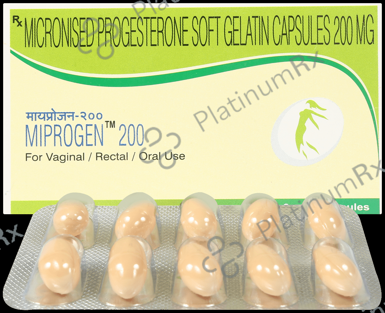 Miprogen 200mg Soft Gelatin Capsule 10s