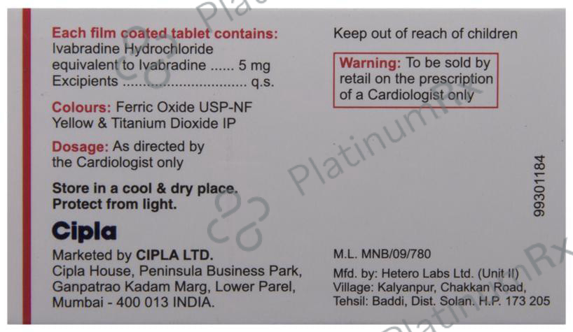 Ivabeat 5mg Tablet 10s