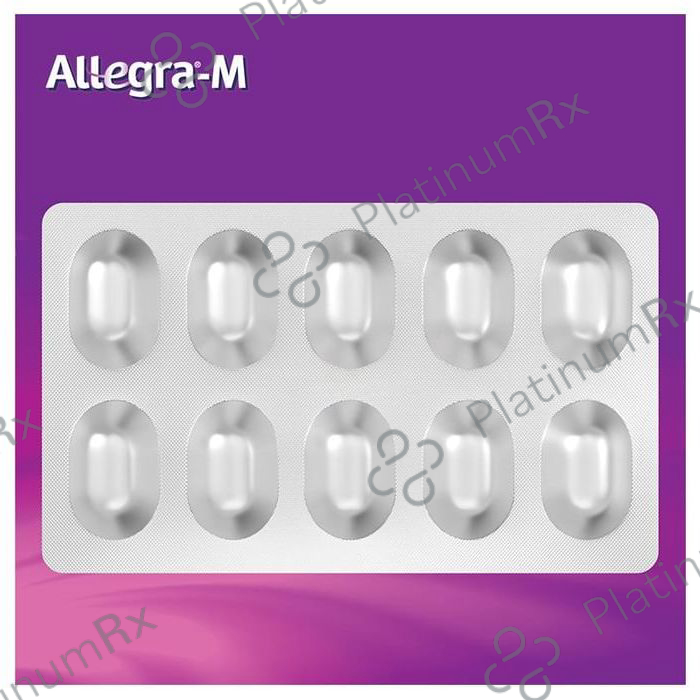 Allegra M 120/10mg Tablet 10s