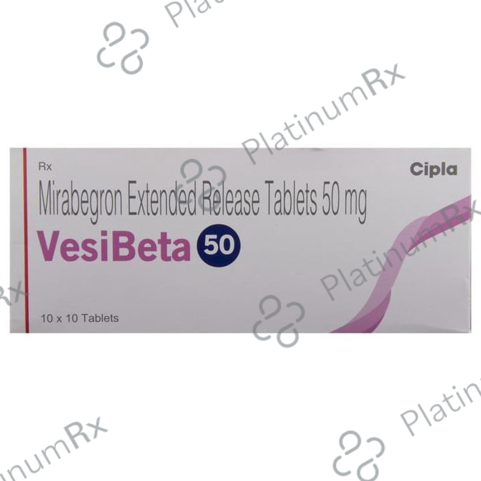 VesiBeta 50mg Tablet ER 10s