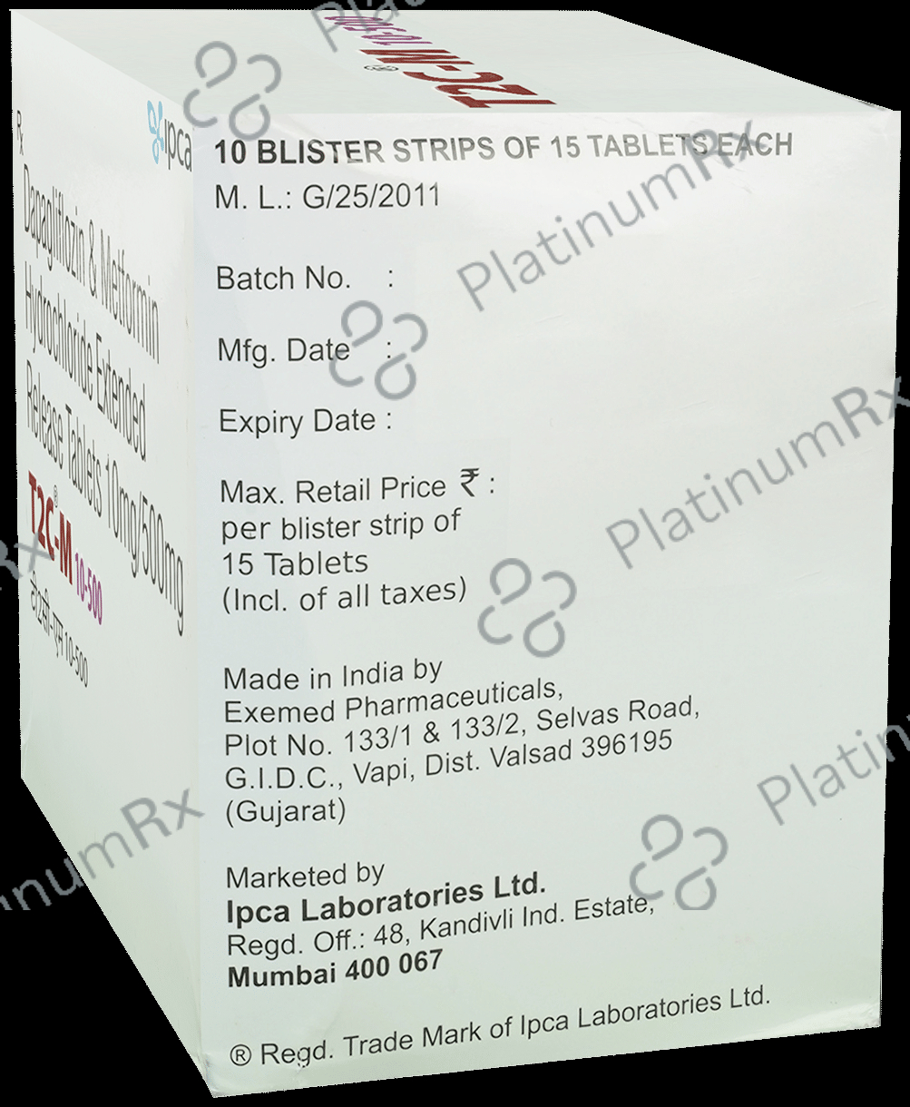 T2C M 10/500mg Tablet ER 15s