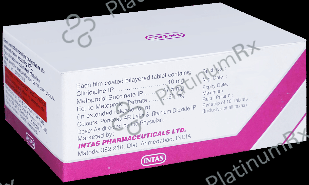 Cilny M 10/50mg Tablet 10s