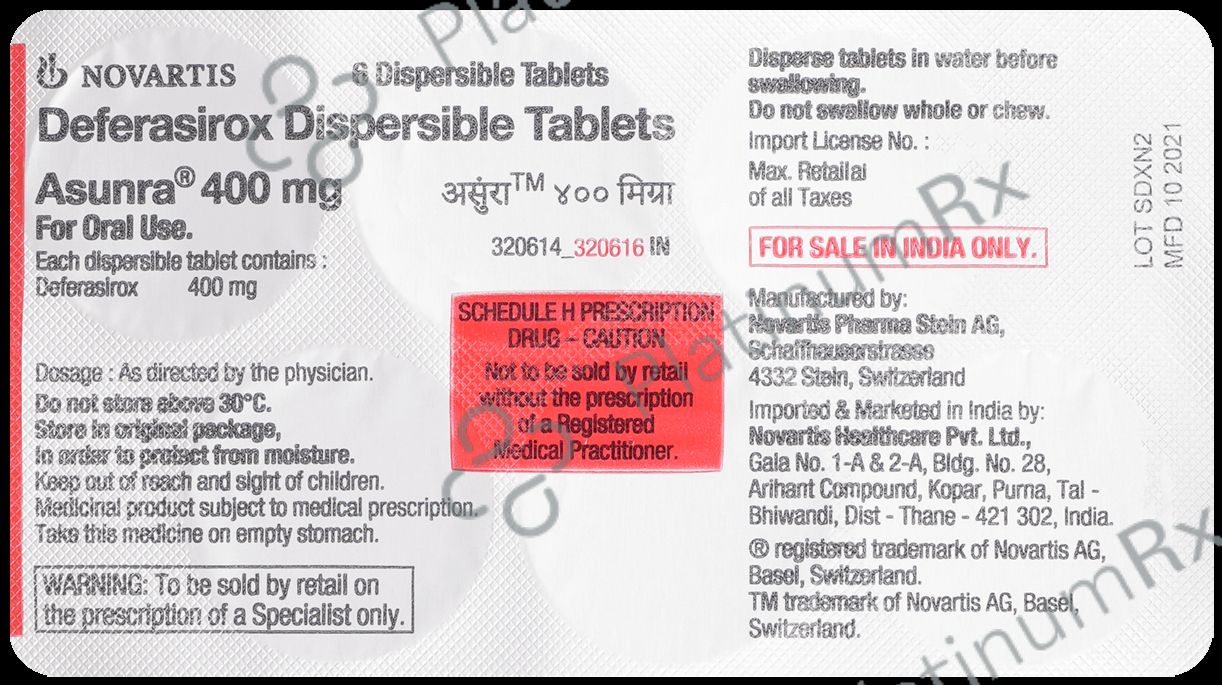 Asunra 400mg Tablet