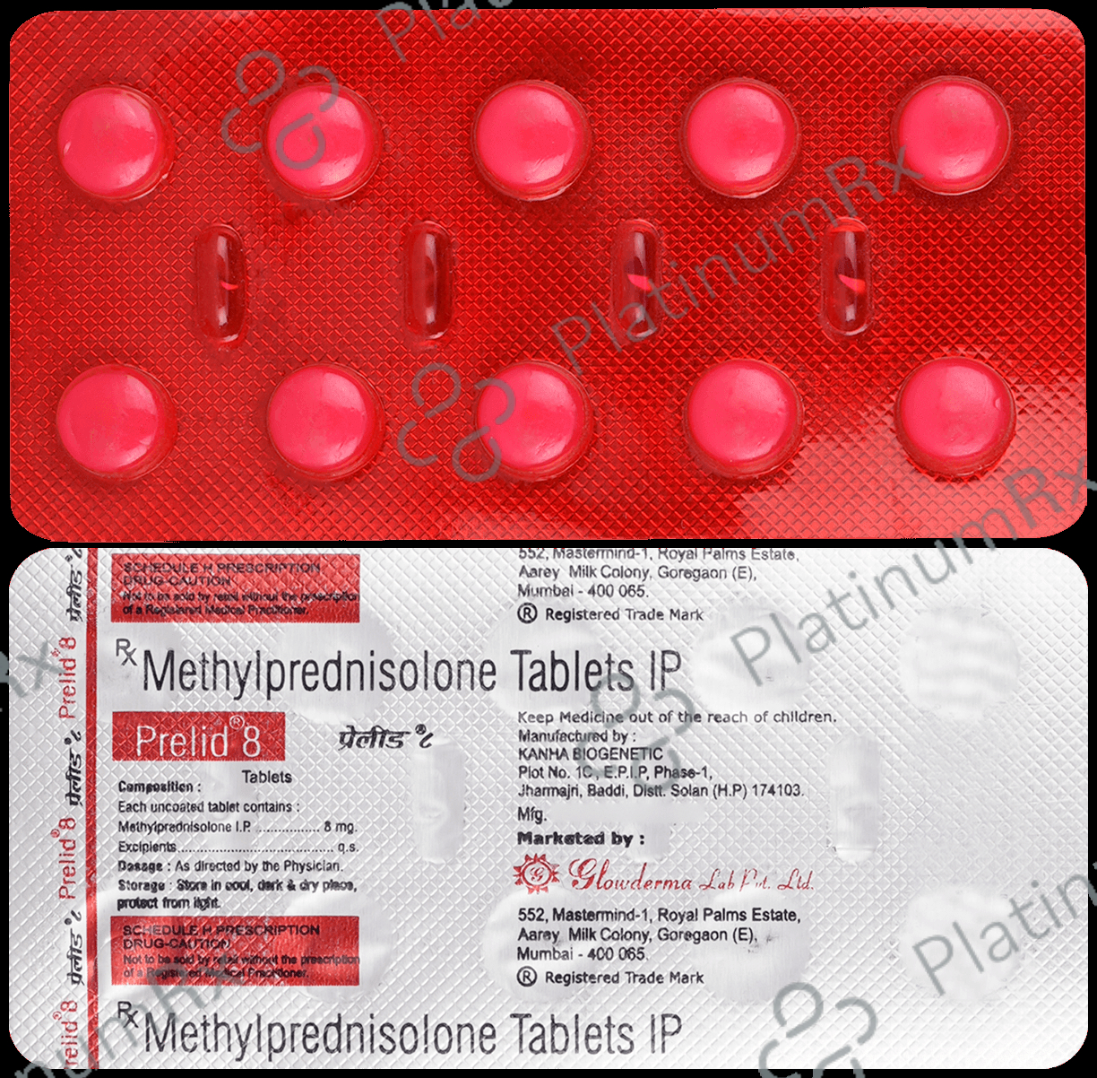 Prelid 8mg Tablet 10s