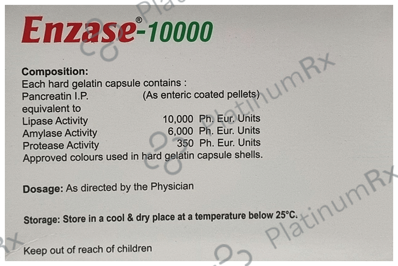 Enzase 10000mg Tablet 10s