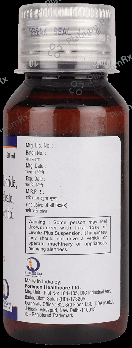 Levotiz Plus Syrup