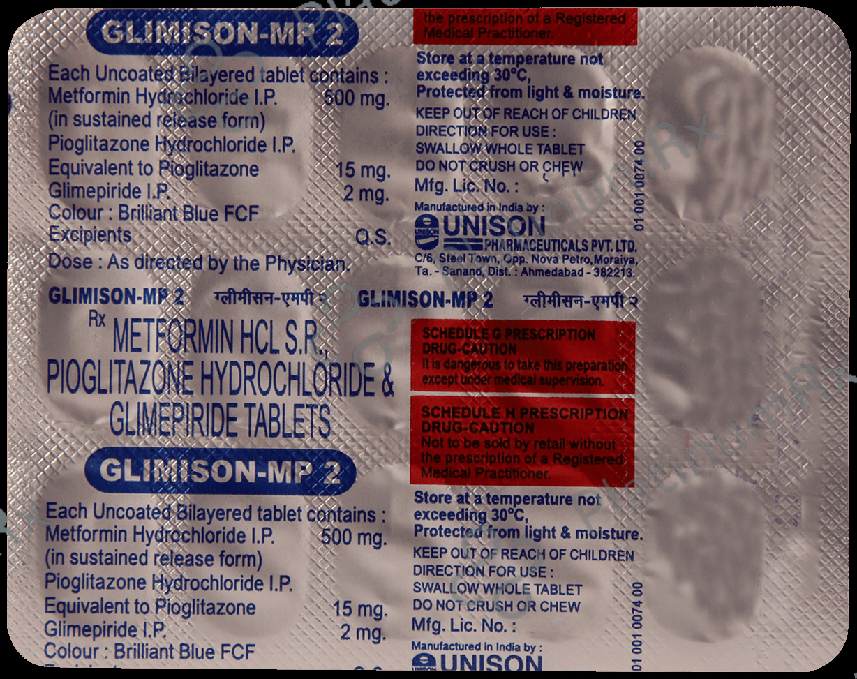 Glimison-MP 2 Tablet SR 15s