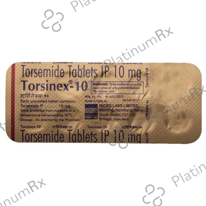 Torsinex 10mg Tablet 10s