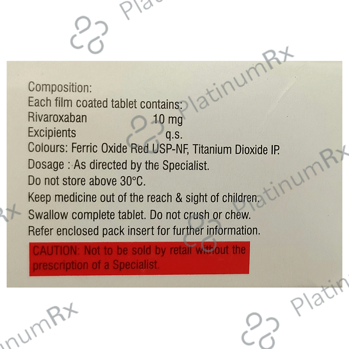 Rivaflo 10mg Tablet 10s