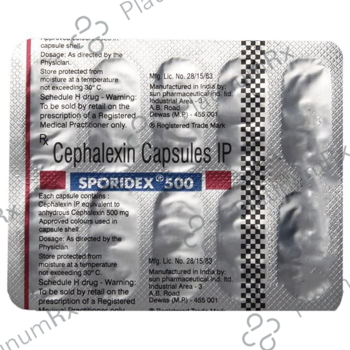 Sporidex 500mg Capsule 10s