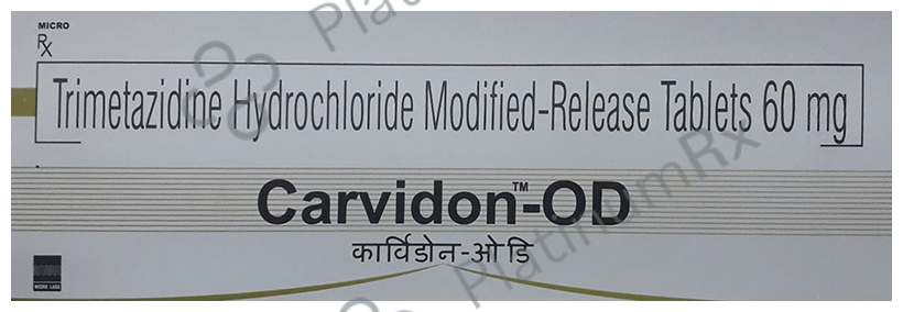 Carvidon OD MR 60mg Tab 15s