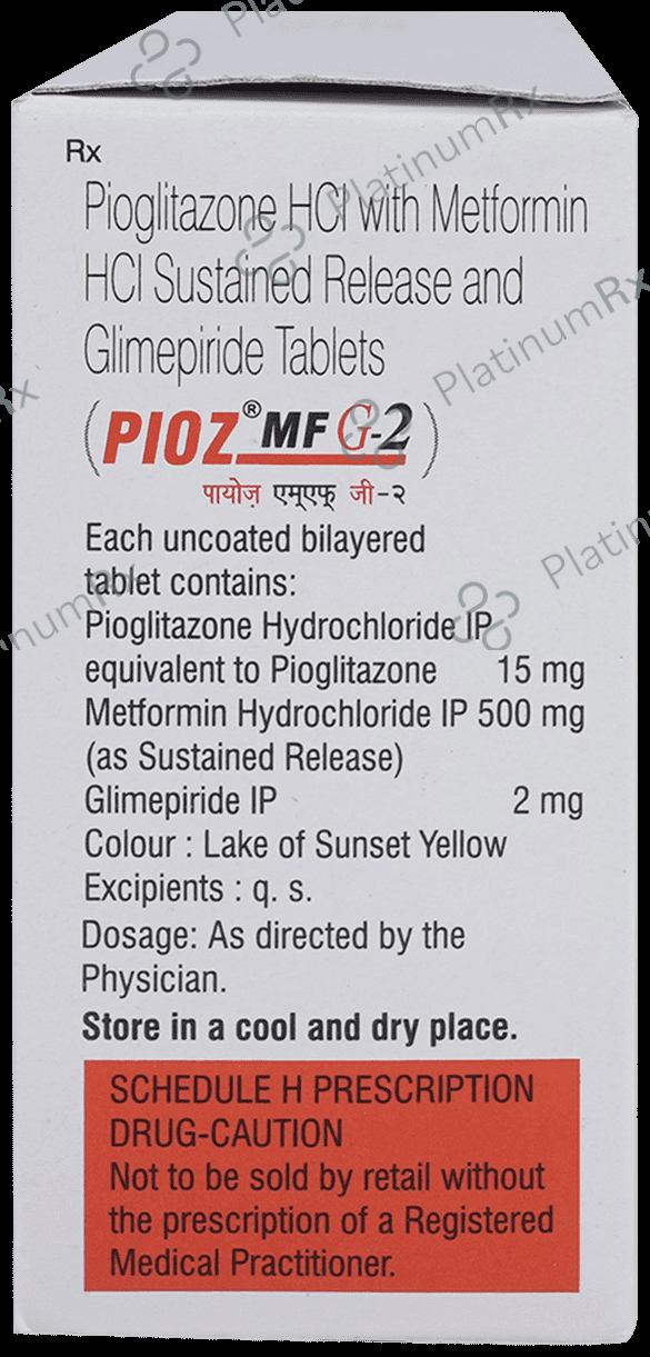 Pioz MF G2 2/500/15mg Tablet SR 10s