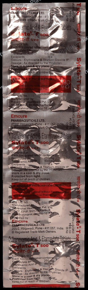 Sylate T 500/250mg Tablet 10s