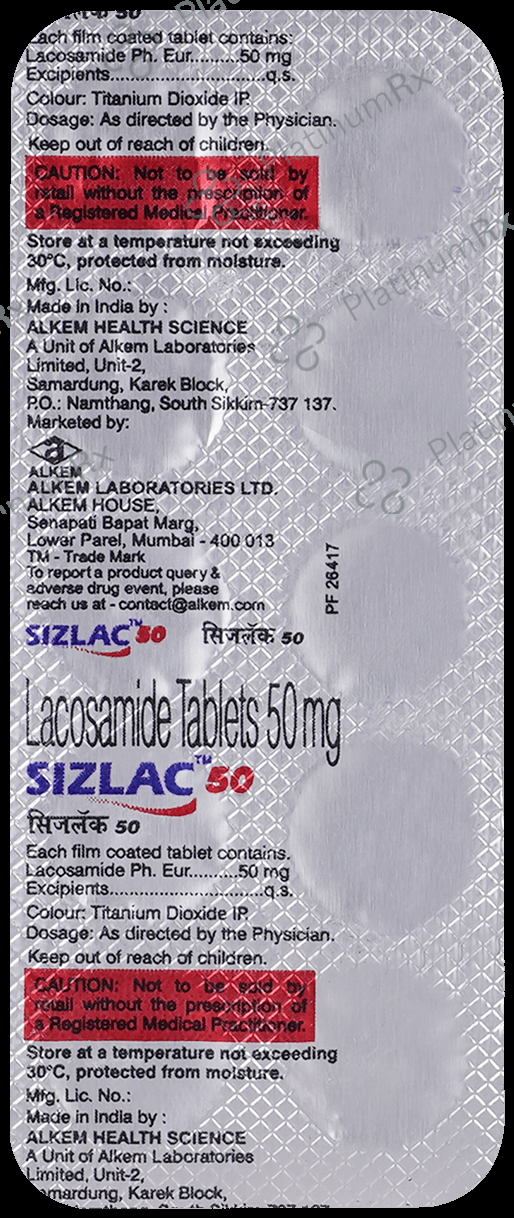 Sizlac 50mg Tablet