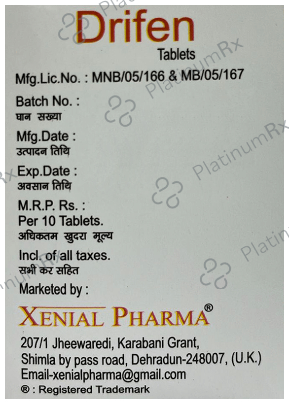 Drifen Tablet