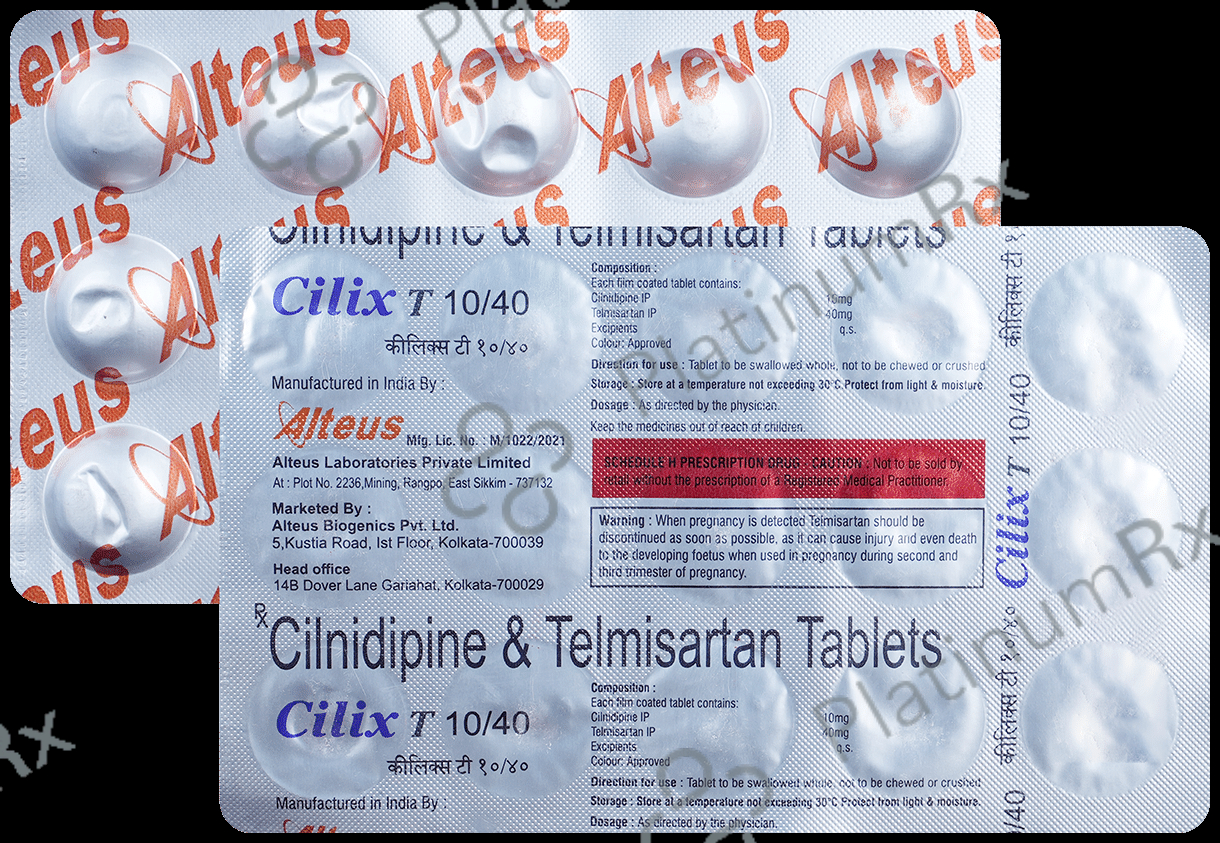 Cilix T 10mg/40mg Tablet