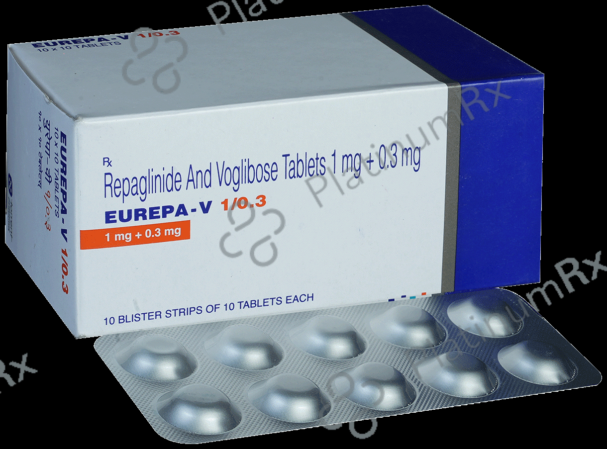 Eurepa V 1/0.3mg Tablet 10s