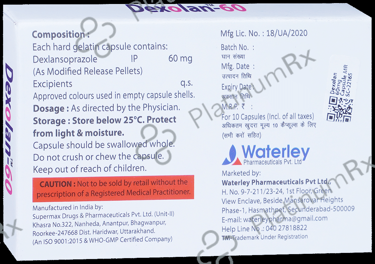Dexolan 60mg Capsule MR
