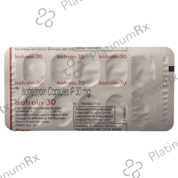Isotroin 30mg Capsule 10s