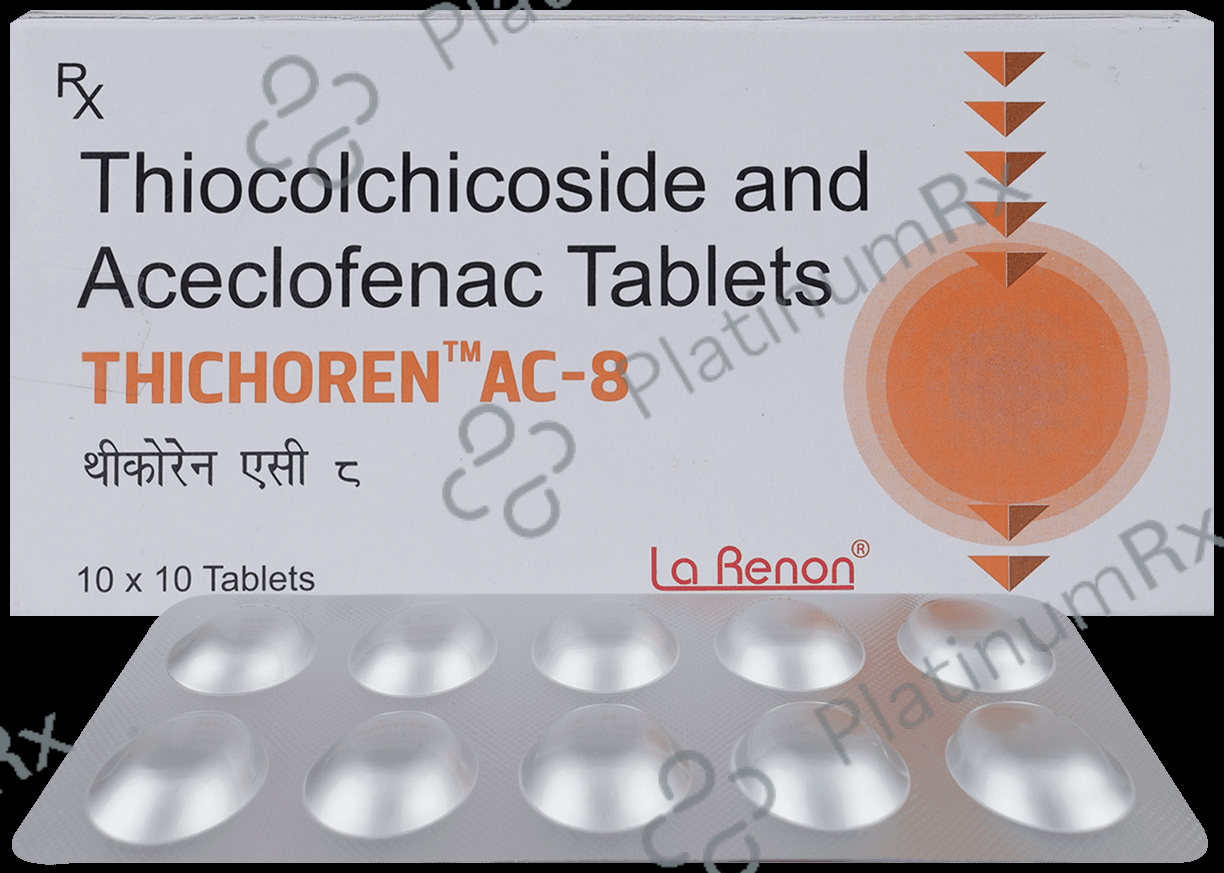 Thichoren AC 100mg/8mg Tablet
