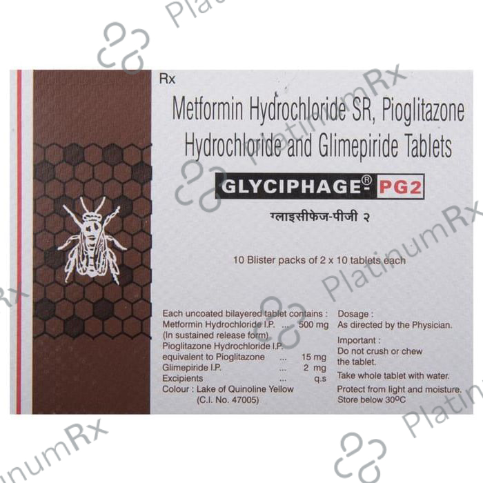 Glyciphage-PG2 Tablet SR 10 Tablet SR