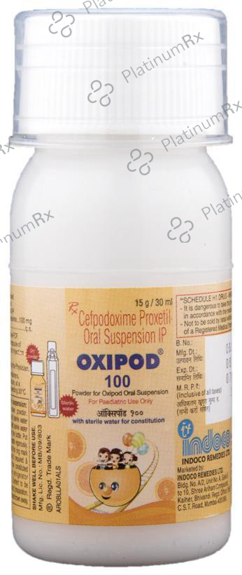 Oxipod 100mg Oral Suspension 30ml