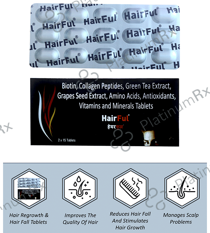HairFul Tablet for Women & Men Hair Care