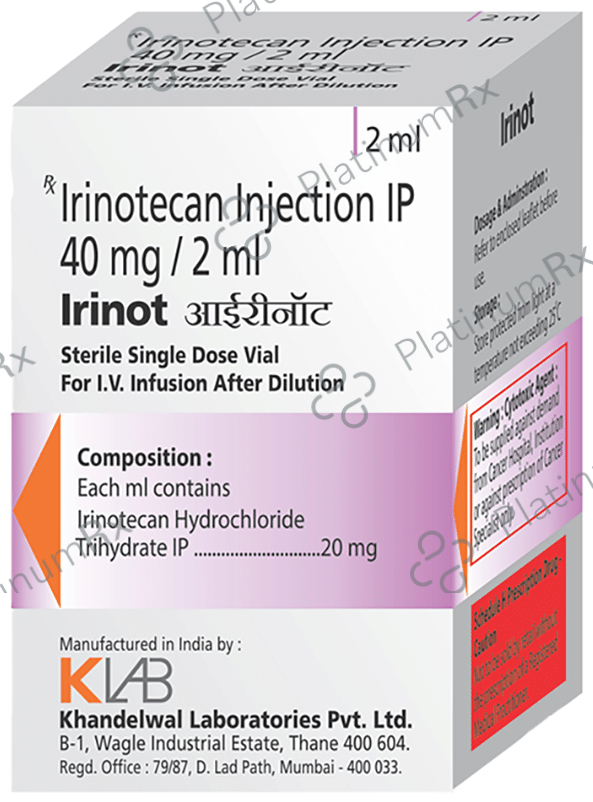 Irinot 40mg Injection