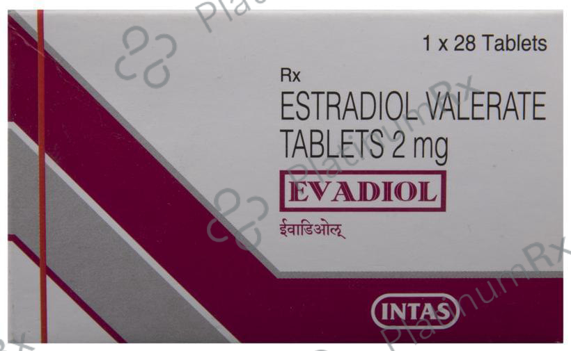 Evadiol 2mg Tablet 28s
