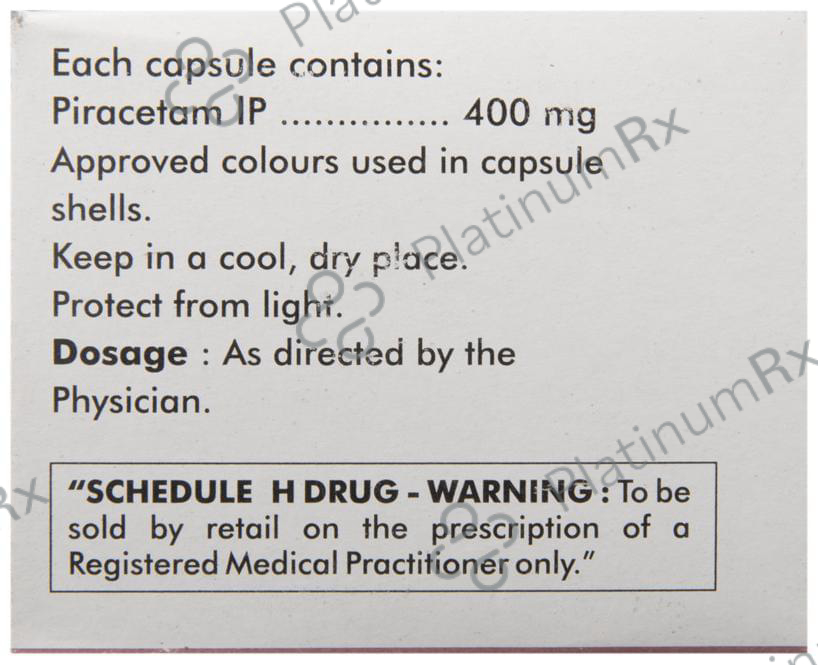 Neurocetam 400mg Capsule 10s