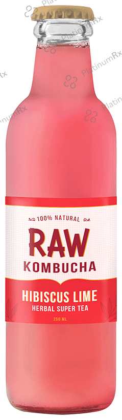 Raw Kombucha Hibiscus Lime Herbal Super Tea