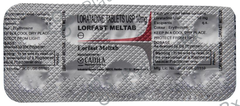 Lorfast Meltab Tablet