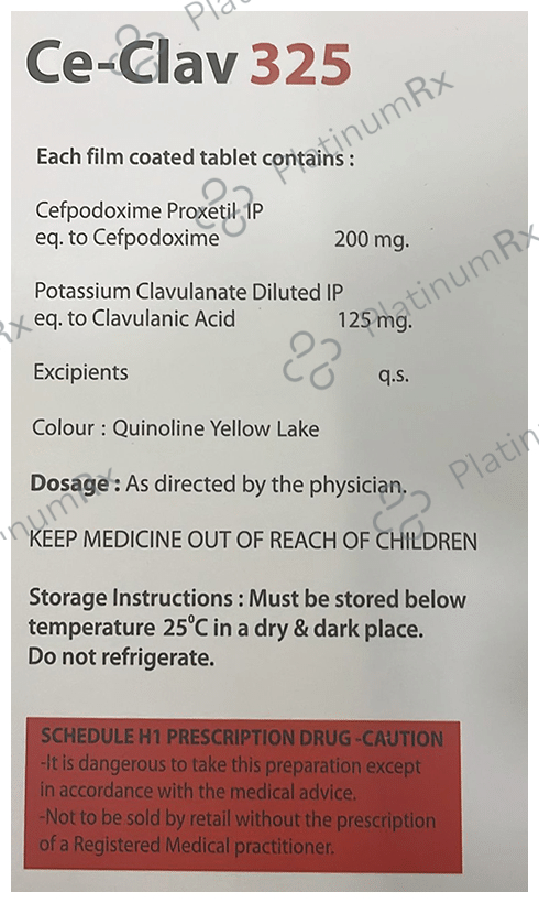 CE-Clav 325 Tablet