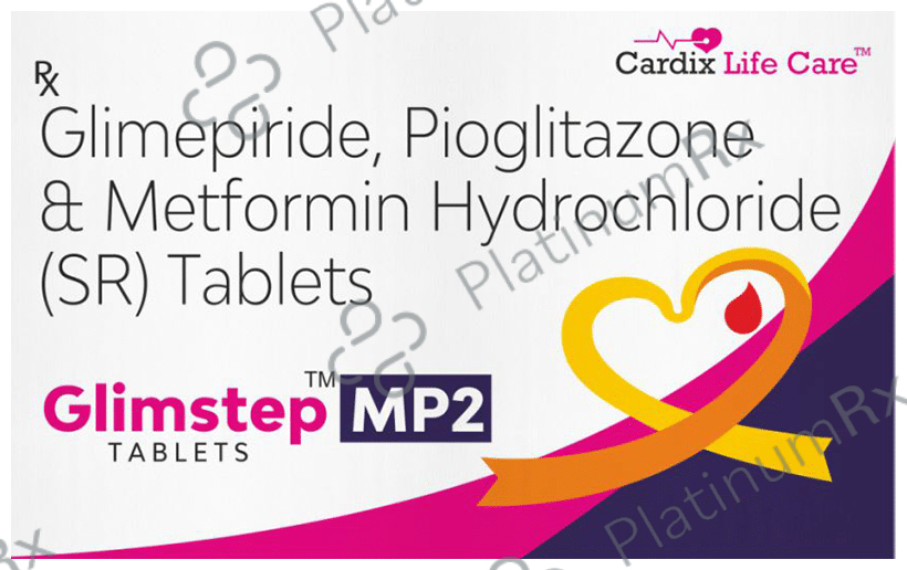 Glimstep MP 2mg/500mg/15mg Tablet