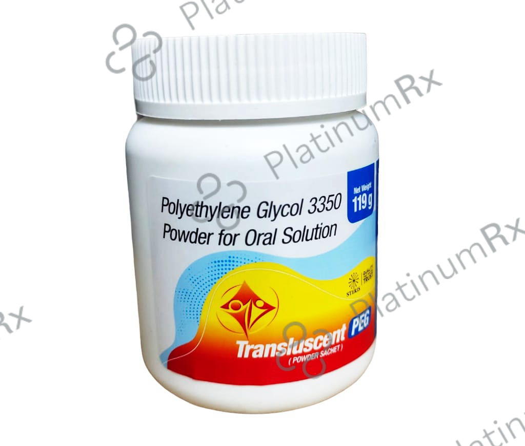 Transluscent 17gm Peg Powder 119gm